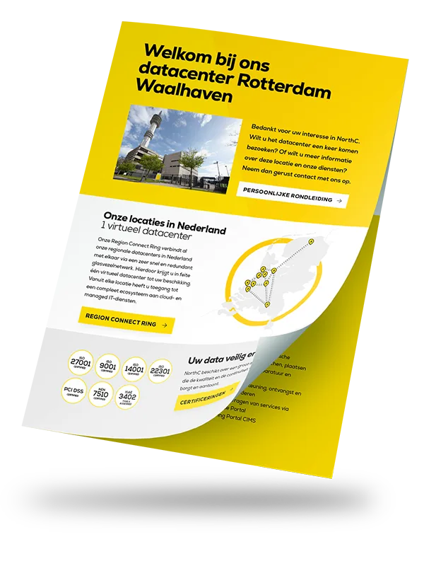 Datacenter Rotterdam Waalhaven technische specificaties